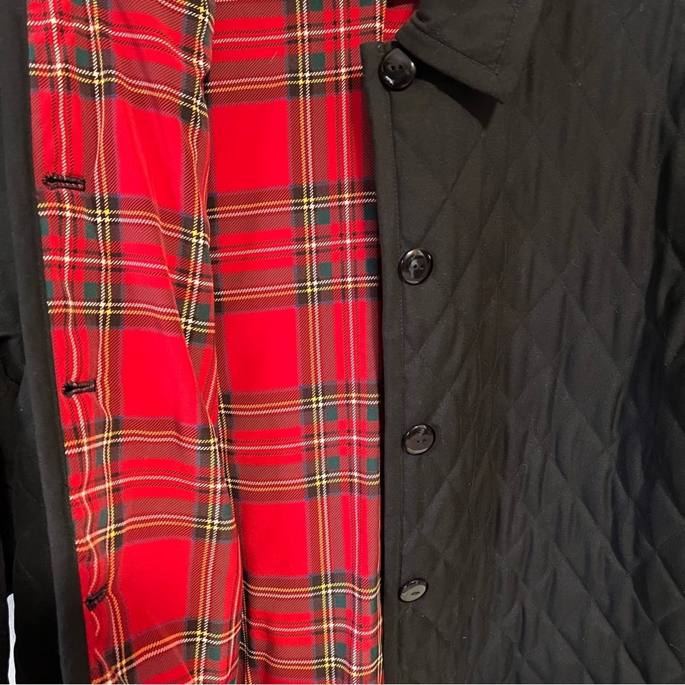 Pendleton Plaid Quilted Coat Medium - image 4